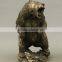 Life Size Garden Decoration Bronze Standing Bear Statue