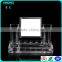 Acrylic Cosmetics Display Stand with Make Up mirror for mall shelf