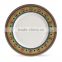 New Product Luxury 12" Gold Rim Bone China Charger Plates