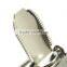 Nickel Plate High Quality Stamping Steel Metal Suspender Clip with plastic teeth inside for garment, cloth clip