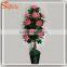 guangzhou wholesale cheap flower rose tree in artificial trees house for wedding decorative