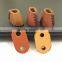 Hole cord lock stoppers garment accessories leather cord stoppers