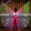 Two colors women belly dance costume led isis wings M0029-L1