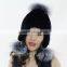 CX-C-42B Wholesale Genuine Mink Fur Cap 2016 Fashion Hat Custom Hats Women