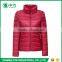 Popular Style Pink Color Women Ultralight Goose Down Jacket for Winter