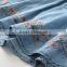 F10023A New Style Short Sleeve Embroidery Denim Dress Girls Summer Dress