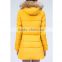 2015 New Listing Women Long Warm Down Coat With Fur Hoody