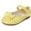 2016 Hot sale bowknot braided style child casual shoes