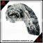 Soft silk custom fashion wholesale print lady scarf