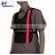 Night run mesh breathable reflective safety gear with led lights