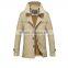 2016 Men's plus size 100% cottonwarm wind coat men long jacket with fur lining