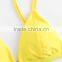 Women Beachwear Triangle Bikini Top Halter Padding Swimsuits