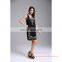 Popular Sexy Style Black Sleeveless Ladies Dress