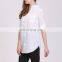 Plus Size Wholesale Ladies Formal Shirt Design 3/4 Sleeve Shirt