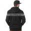 mens black skull soldier zipper hoodie