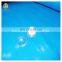 Pop blue and orange pvc material inflatable square swimming pool