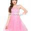 Grace Karin Newest Nice Design Girls Bling Bling Beaded Short Pink Prom Dress CL6151-2#