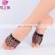 X-8069 Wholesale indian printing zebra hot frill five holes belly dance foot thongs