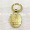 Customized gold metal keychains