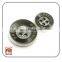 Factory Custom Make 4 Holes Resin Shirt Button With Laser Logo For Shirt And Suit