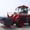 ZL08 CE with 2 cylinder engine good quality mini loader backhoe