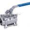 3-pc dn15 ball valve with mounting pad / stainless steel ball valve 1/2 bsp