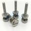 TYPES PF30, PF31, AND PF32 LOW-PROFILE PANEL FASTENER • Low-profile design satisfies many functional and cosmetic requirements. • Convenient, large, slotted head for tool or finger operation.