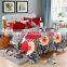 3D Bedding Set Flower Daisy Reactive Printing Bed Cover 100% Polyester Flower Duvet Cover Set