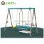 Galvanized steel double seat kids patio swing chair for JMQ-G185K