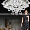 Ceiling Decoration Square Crystal Chandelier Raindrop Round Ceiling Lamp