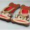 2016 hot sale cheap cute animal flip-flops cool slipper