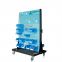 Industrial multi-level medium duty display rack metal storage bin rack