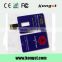 OEM pen drive can customized logo credit card usb flash drive