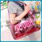 Simple Designed Fancy Pvc Handle Bag for Shopping from China