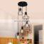 American retro industry Iron cage pendant light for decorate