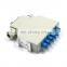12 24 48 Core Sc lc fc st Ftth Optical Terminal Din Rail Mount Box Fiber Optic Patch Panel