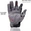 HANDLANDY Dexterity Fingerless Framing Synthetic Leather Framer Work Gloves 3 Fingers Carpenters Gloves