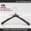 IMY-480 Black Senior Plastic Top Hanger for Wholesale Jacket Hanger