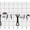 Hot sale Mustad TG76 High Carbon Steel Treble Strong Barbed Fishing Hooks sea fishing hooks
