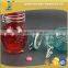 100ml colored wire bail round canning glass mason jars