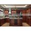 Classic design log home vintage wood best cupboard solid wooden handle kitchen cabinet with sink
