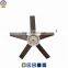 Malasysia Waterproof Industrial 380V  450mm Axial  Ventilator  Fan with  Carbon Iron Steel  Impeller