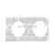 For LR Defender 90 110 2020 2021 Car Aluminum Alloy Air Conditioning Buttons Sequins Decoration Stickers 10 pcs