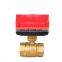 DN25  brass ball stainless steel motorized electric proportional valve