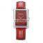 REBIRTH RE203 Women's Fashion Casual Leather Band Quartz Movement Rectangle Watches
