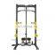 Спортивное оборудование Smith Machine с полу-стойкой для приседаний, с крюком для тяги к груди, многофункциональная стойка для приседаний из сырья высочайшего качества