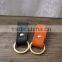 high quality genuine goat skin leather key accessories key chain parts key ring for gifts