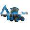 Applicable earthmoving machinery mini 4x4 backhoe excavator loader Four-wheel drive hydraulic Backhoe loader for sale
