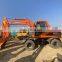 Original doosan dh150-7 wheel excavator , 15Ton doosan digger , Doosan wheel excavators for sale