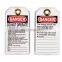 Plastic Lockout Scaffolding Danger Tags